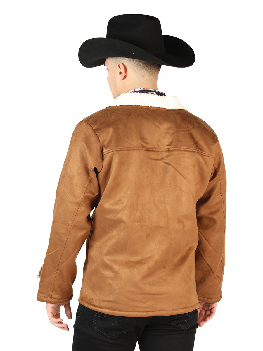 El General Suede Jacket Tan 44139