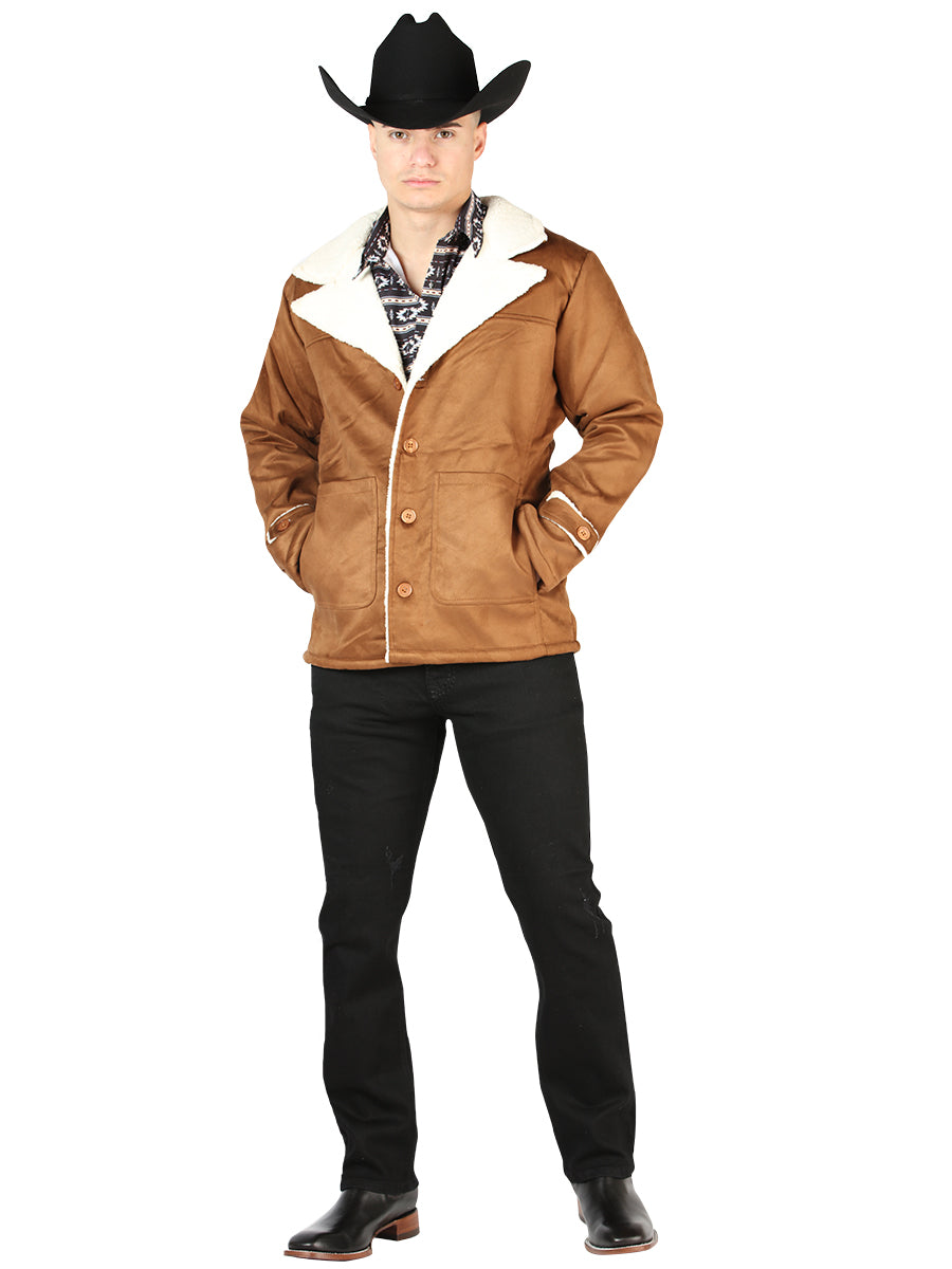 El General Suede Jacket Tan 44139