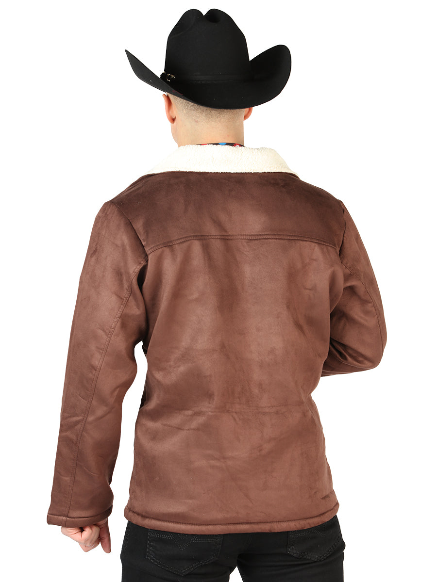 El General Suede Jacket Brown 44140