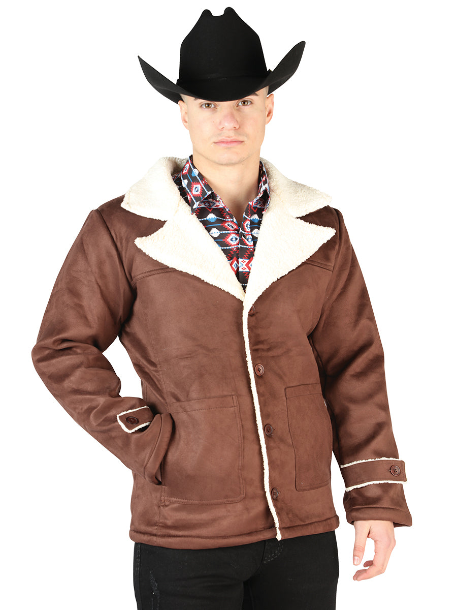 El General Suede Jacket Brown 44140
