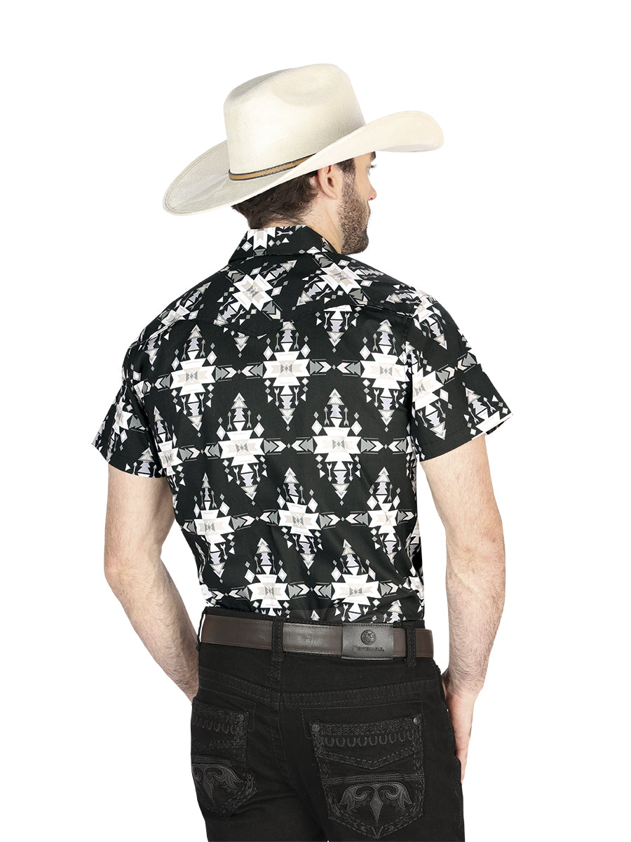 El General Western Shirt - Black 44447