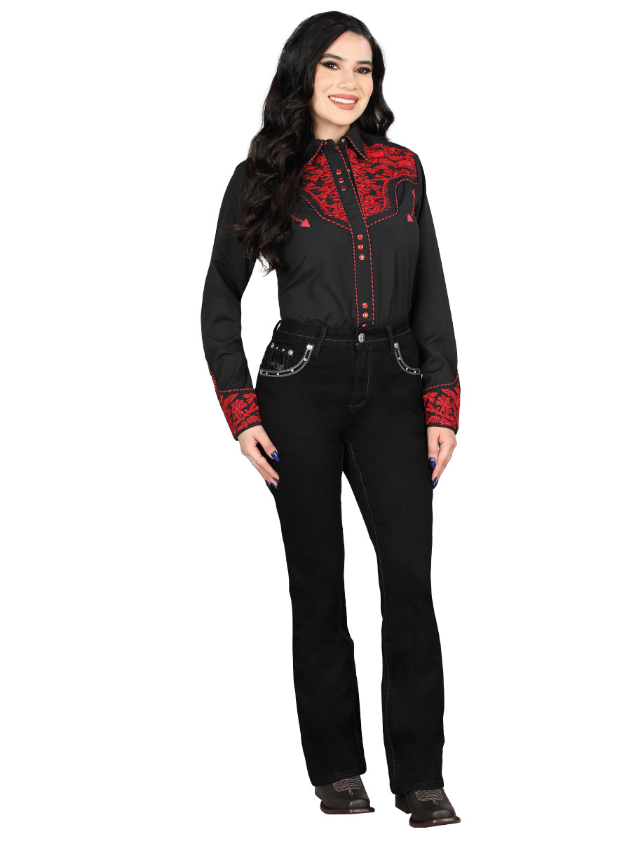 Centenario Bootcut Denim Jeans - Black 45026