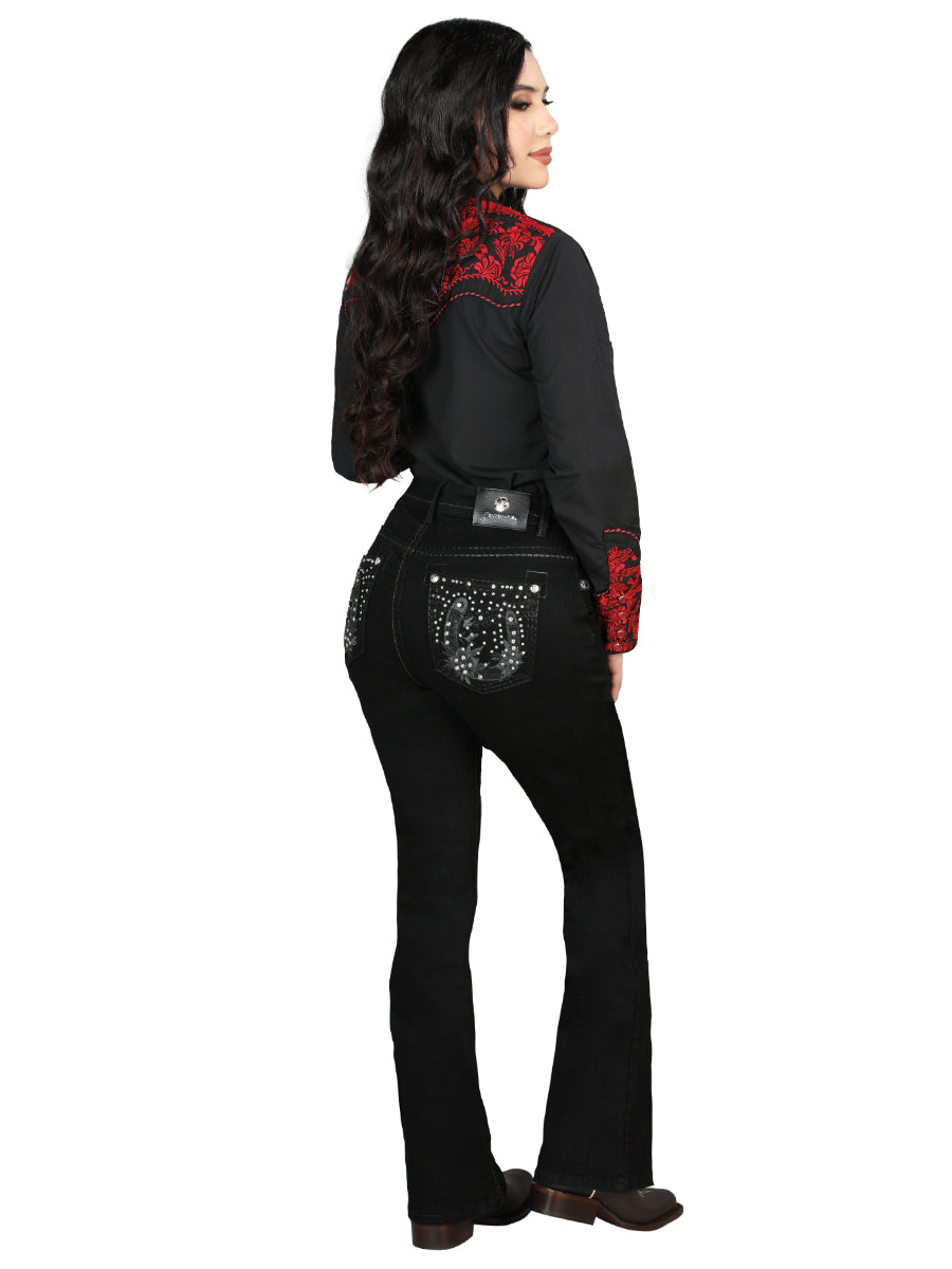 Centenario Bootcut Denim Jeans - Black 45026