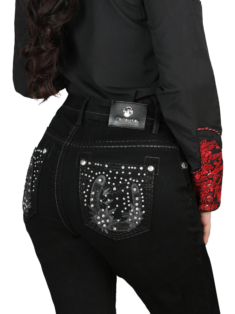 Centenario Bootcut Denim Jeans - Black 45026
