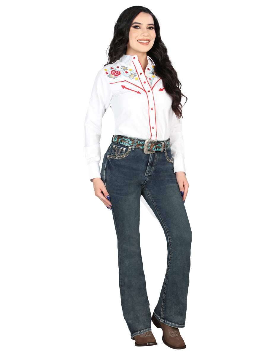 Centenario Bootcut Denim Jeans - Dark Blue 45029