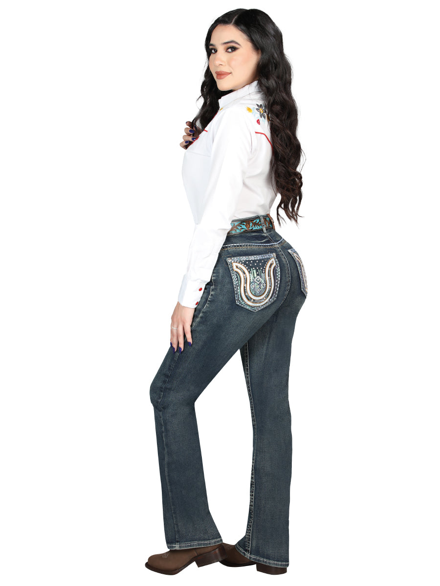 Centenario Bootcut Denim Jeans - Dark Blue 45029