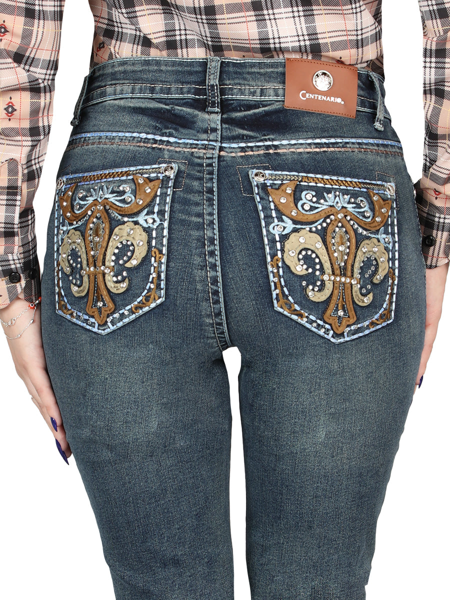 Centenario Bootcut Denim Jeans - Dark Blue 45031