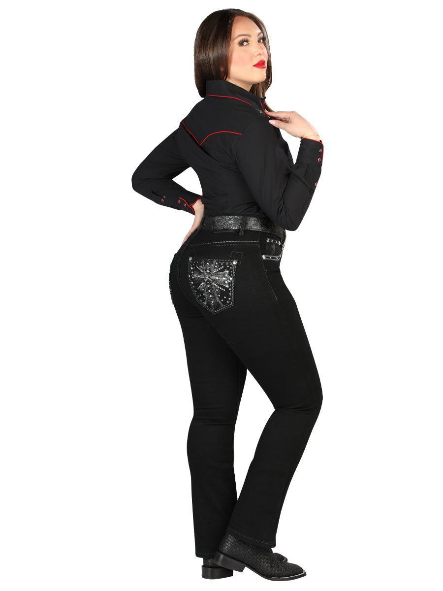 Centenario Bootcut Denim Jeans - Black 45322