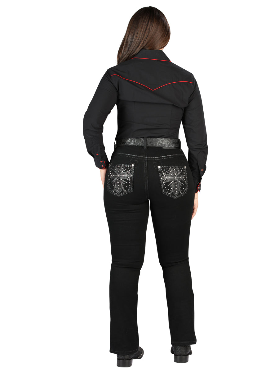 Centenario Bootcut Denim Jeans - Black 45322