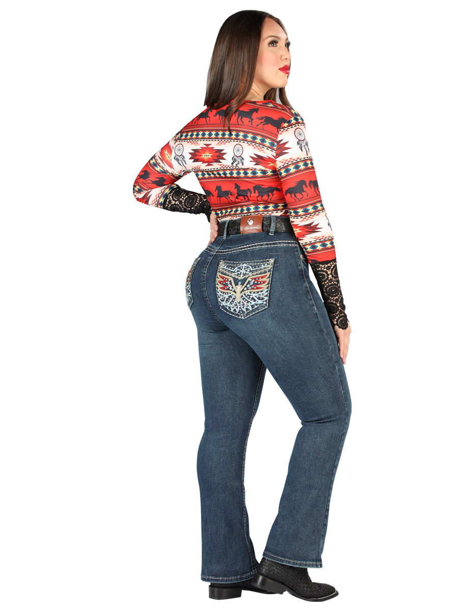 Centenario Bootcut Denim Jeans - Dark Blue 45324