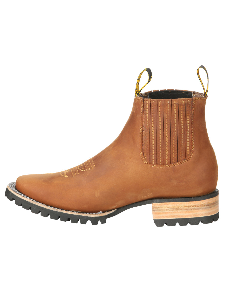 El General Men’s Ankle Boots - Crazy Horse Papaya 45342